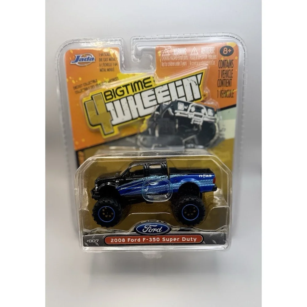 Jada Bigtime 4 Wheelin 2008 Ford F-350 Super Duty #007 1:64 Black Blue
